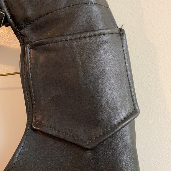 Leather Rider Vintage Motorcycle Chaps Size S - Picture 3 of 7